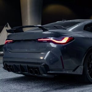 dry carbon fiber rear bumper side splitter for 21 24 bmw m4 g82 g83