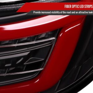 spec d jet black3d led tail light dynamic signal for 08 13 subaru impreza g3 wrx rs sti hatchback taillights