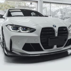 csl style carbon fiber front bumper lip for 21 24 bmw g80 m3 g82 g83 m4