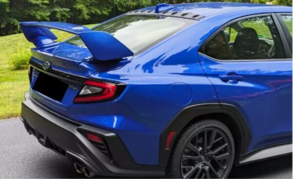 sti style unpainted spoiler wing for 22 24 subaru wrx vb rs ts trunk boot wing