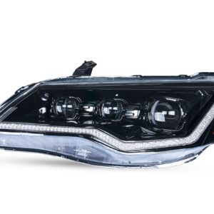 tri led projector led dynamic headlights for 06 12 honda civic fd2 head lights