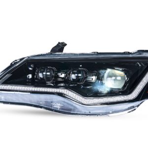 tri led projector led dynamic headlights for 06 12 honda civic fd2 head lights