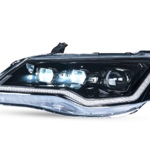 tri led projector led dynamic headlights for 06 12 honda civic fd2 head lights
