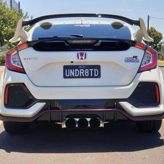 invidia q300 catback exhaust – honda civic fk8 type r