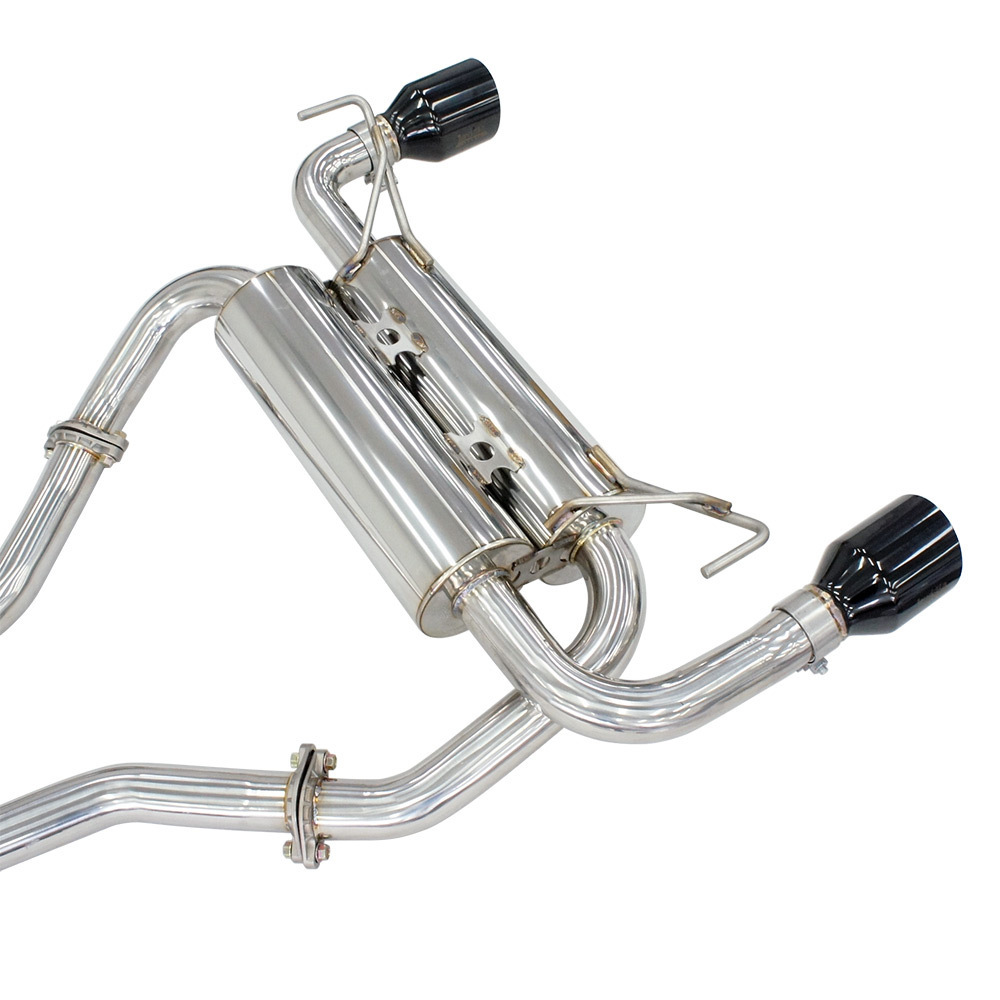 invidia gemini catback exhaust – nissan z rz34 (ti straight cut tips)