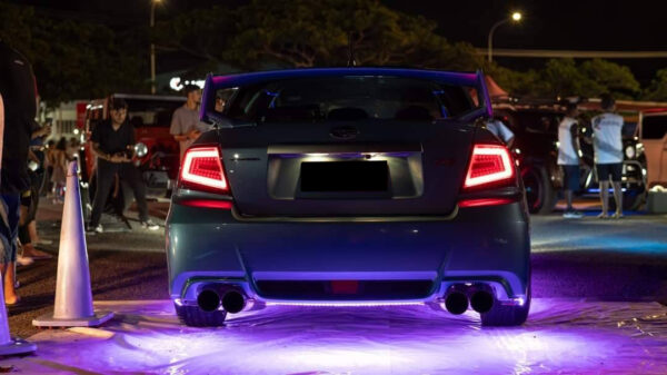 spec d jet black led taillights for 08 13 subaru impreza wrx sti g3 4d tail lights