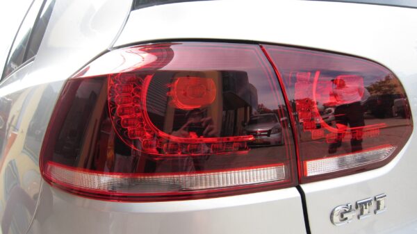 golf r style clear red full led taillights for 2009 2013 vw golf 6 vi mk6 tsi tdi gti