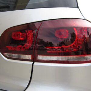 golf r style clear red full led taillights for 2009 2013 vw golf 6 vi mk6 tsi tdi gti