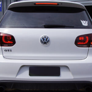 golf r style clear red full led taillights for 2009 2013 vw golf 6 vi mk6 tsi tdi gti