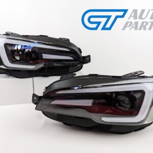 apex led drl dynamic blinker headlights for 18 21 subaru wrx sti v1 levorg