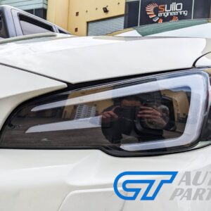 apex led drl dynamic blinker headlights for 18 21 subaru wrx sti v1 levorg