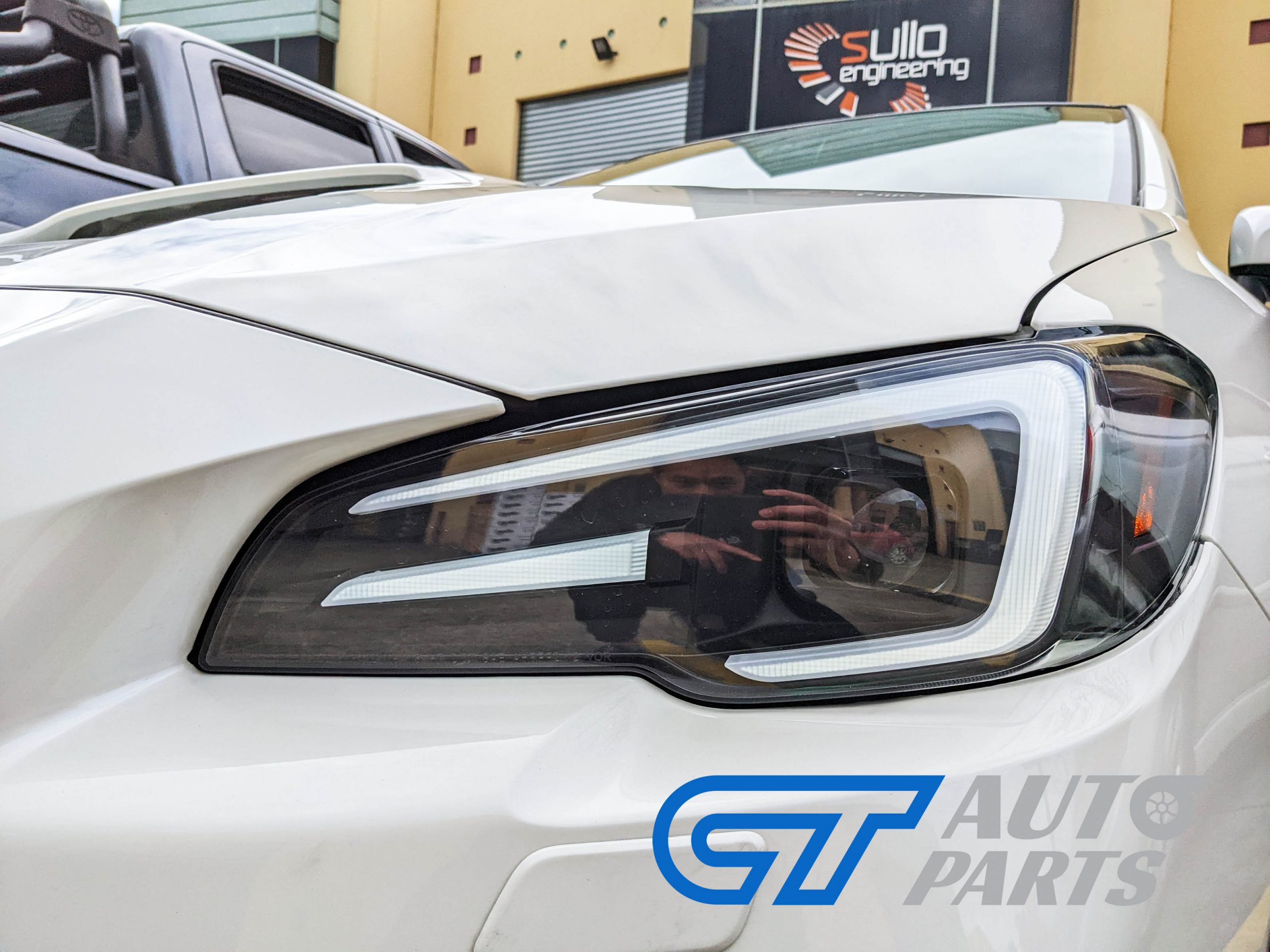 apex led drl dynamic blinker headlights for 18 21 subaru wrx sti v1 levorg