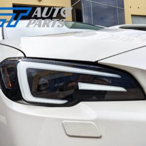 apex led drl dynamic blinker headlights for 18 21 subaru wrx sti v1 levorg