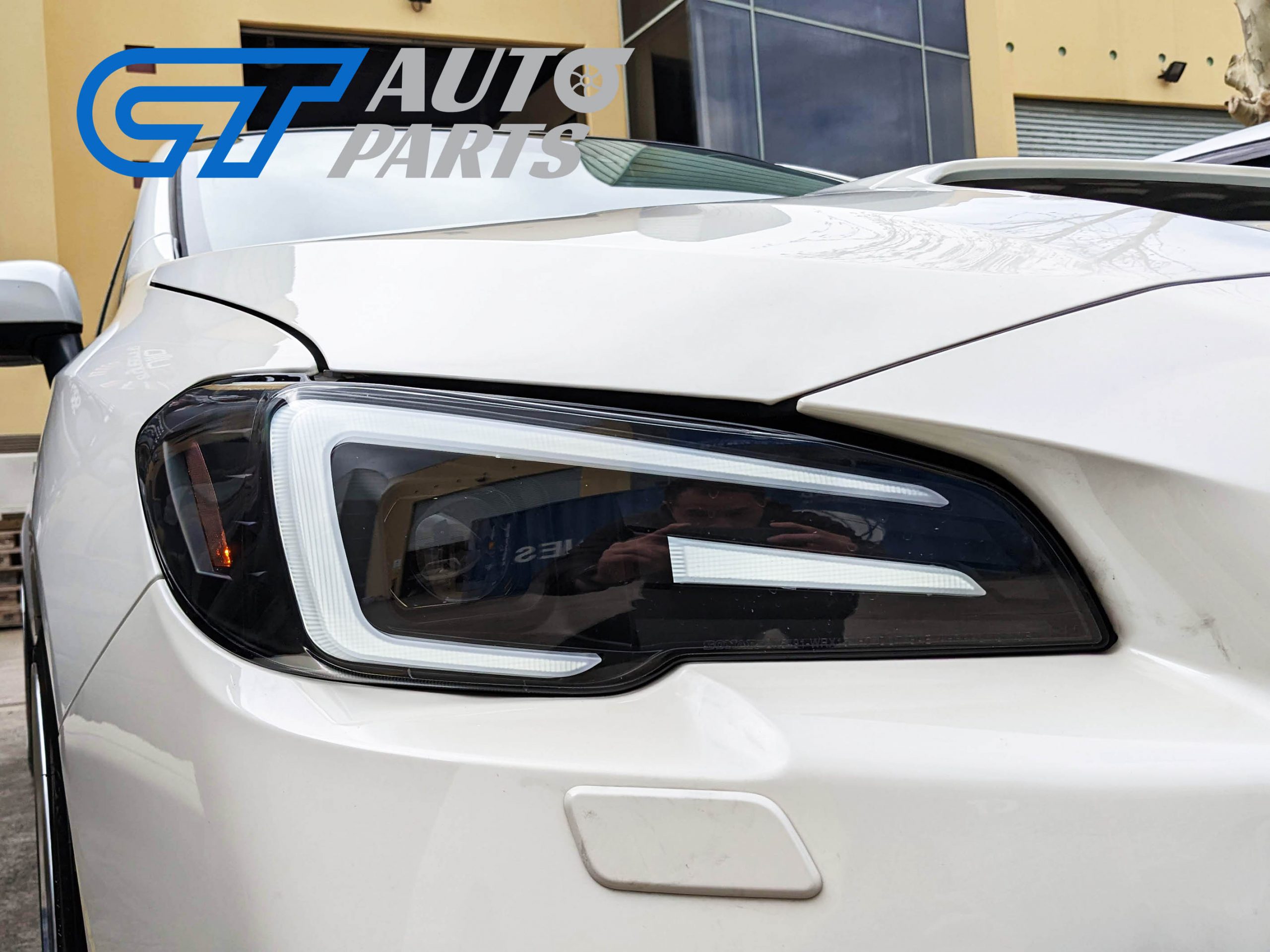 apex led drl dynamic blinker headlights for 18 21 subaru wrx sti v1 levorg