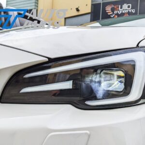apex led drl dynamic blinker headlights for 18 21 subaru wrx sti v1 levorg