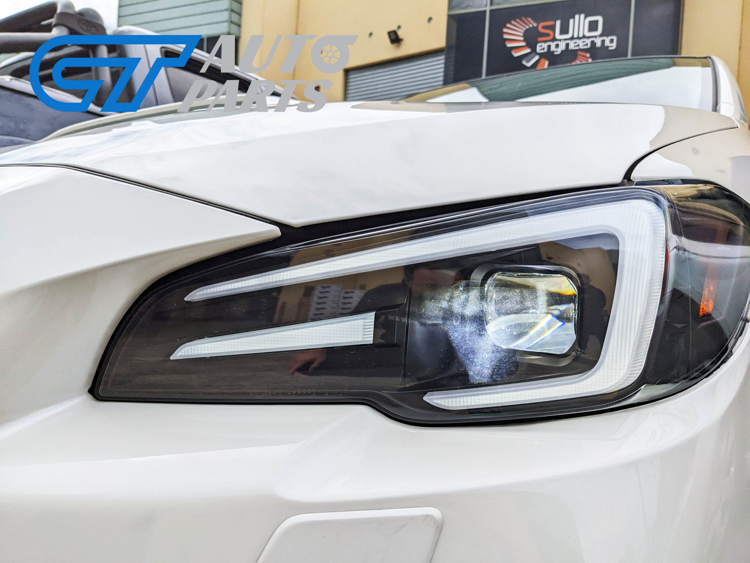 apex led drl dynamic blinker headlights for 18 21 subaru wrx sti v1 levorg