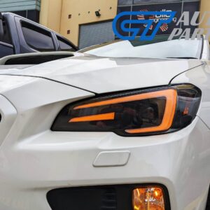 apex led drl dynamic blinker headlights for 18 21 subaru wrx sti v1 levorg