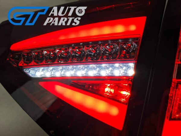 spec d jet black3d led tail light dynamic signal for 08 13 subaru impreza g3 wrx rs sti hatchback taillights