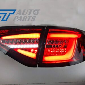 spec d black red 3d led tail light dynamic signal for 08 13 subaru impreza g3 wrx rs sti hatchback taillights
