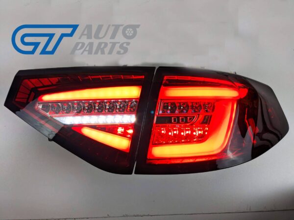 spec d black red 3d led tail light dynamic signal for 08 13 subaru impreza g3 wrx rs sti hatchback taillights