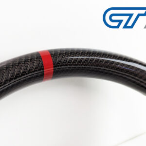 carbon cf alcantara steering wheel red line+ stitching for 2022+ subaru wrx vb vn