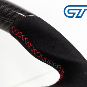 carbon cf alcantara steering wheel red line+ stitching for 2022+ subaru wrx vb vn