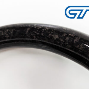 forged carbon cf leather red stitching steering wheel for 19 24 toyota supra gr a90 a91 gt gts
