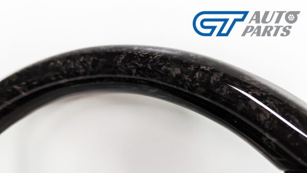 forged carbon cf leather red stitching steering wheel for 19 24 toyota supra gr a90 a91 gt gts