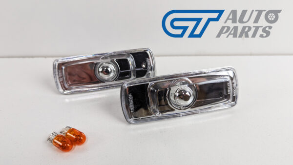 jdm clear side marker indicator lights for 91 98 nissan 180sx rps13 silvia