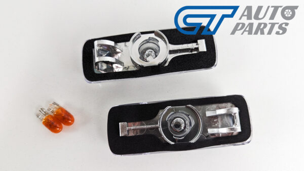 jdm smoke side marker indicator lights for 91 98 nissan 180sx rps13 silvia