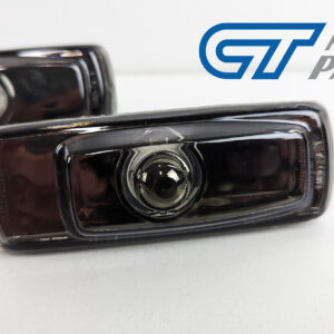 jdm smoke side marker indicator lights for 91 98 nissan 180sx rps13 silvia