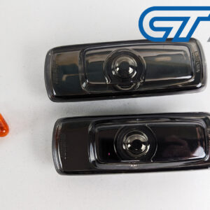 jdm smoke side marker indicator lights for 91 98 nissan 180sx rps13 silvia