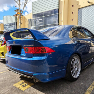 type r style plastic rear boot spoiler wing for 03 07 honda accord euro cl9