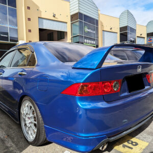 type r style plastic rear boot spoiler wing for 03 07 honda accord euro cl9