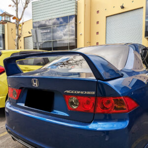type r style plastic rear boot spoiler wing for 03 07 honda accord euro cl9