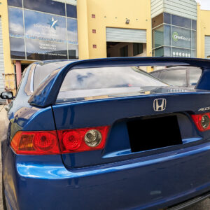 type r style plastic rear boot spoiler wing for 03 07 honda accord euro cl9
