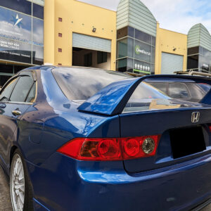 type r style plastic rear boot spoiler wing for 03 07 honda accord euro cl9