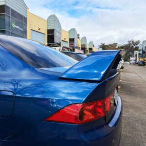 type r style plastic rear boot spoiler wing for 03 07 honda accord euro cl9