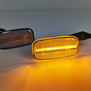 clear dynamic led indicator blinker light for nissan skyline r34 / gtr r33 cefiro a32 a33