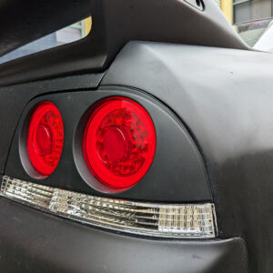 78 works fiber ring led taillights for 93 98 nissan skyline r33 gtr gts25t gtst tail lights