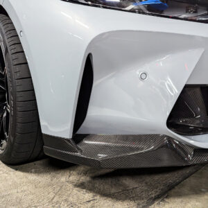 m performance style carbon fiber front bumper lip for 21 24 bmw g80 m3 g82 g83 m4
