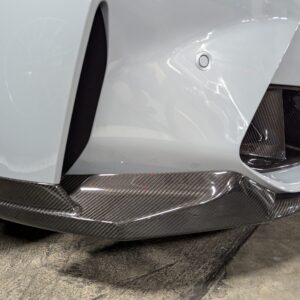 m performance style carbon fiber front bumper lip for 21 24 bmw g80 m3 g82 g83 m4