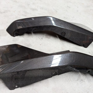 dry carbon fiber rear bumper side splitter for 21 24 bmw m4 g82 g83