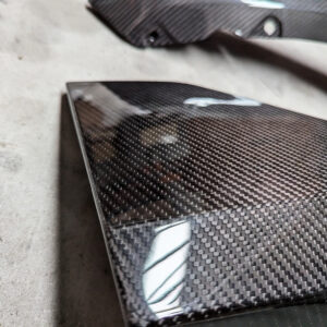 dry carbon fiber rear bumper side splitter for 21 24 bmw m3 g80