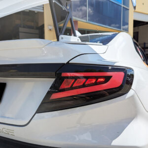 v2 smoke black led dynamic taillights for 22 25 subaru wrx vb tail lights