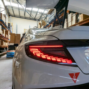 v3 smoke black dragon scale led dynamic taillights for 22 25 subaru wrx vb tail lights