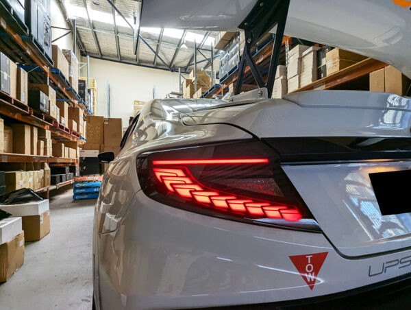 v3 black dragon scale led dynamic taillights for 22 25 subaru wrx vb tail lights
