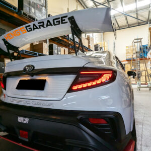 v3 black dragon scale led dynamic taillights for 22 25 subaru wrx vb tail lights