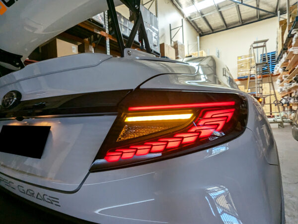 v3 black dragon scale led dynamic taillights for 22 25 subaru wrx vb tail lights