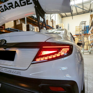 v3 smoke black dragon scale led dynamic taillights for 22 25 subaru wrx vb tail lights